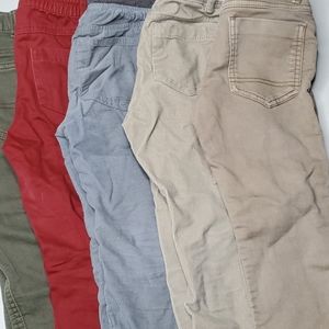 Bundle of FIVE 4T Boy Pants
